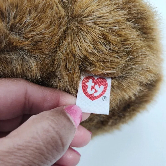 Vtg Ty Beanie Babies Magee Bear Plush Stuffed Animal Sitting Toy Age 3 Up 9 in - Picture 5 of 12